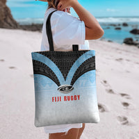 Fijian Rugby Tote Bag Tapa Pattern Retro Sporty Style LT03 - Polynesian Pride