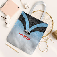 Fijian Rugby Tote Bag Tapa Pattern Retro Sporty Style LT03 White Strap One Size White - Polynesian Pride