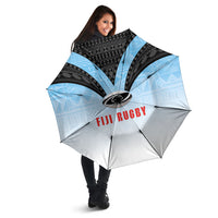 Fijian Rugby Umbrella Tapa Pattern Retro Sporty Style LT03 - Polynesian Pride