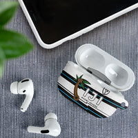 Fijian Rugby Sevens AirPods Case Masi Tapa Pattern Stripes Sporty Style LT03 - Polynesian Pride