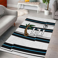 Fijian Rugby Sevens Area Rug Masi Tapa Pattern Stripes Sporty Style LT03 - Polynesian Pride