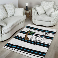 Fijian Rugby Sevens Area Rug Masi Tapa Pattern Stripes Sporty Style LT03 - Polynesian Pride
