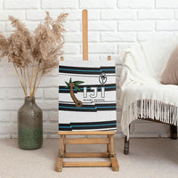 Fijian Rugby Sevens Canvas Wall Art Masi Tapa Pattern Stripes Sporty Style LT03 - Polynesian Pride