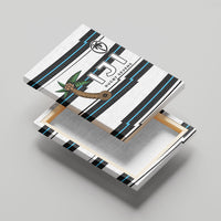 Fijian Rugby Sevens Canvas Wall Art Masi Tapa Pattern Stripes Sporty Style LT03 - Polynesian Pride