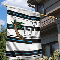 Fijian Rugby Sevens Garden Flag Masi Tapa Pattern Stripes Sporty Style LT03 - Polynesian Pride
