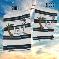 Fijian Rugby Sevens Garden Flag Masi Tapa Pattern Stripes Sporty Style LT03 - Polynesian Pride