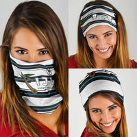 Fijian Rugby Sevens Neck Gaiter Masi Tapa Pattern Stripes Sporty Style LT03 - Polynesian Pride
