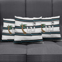 Fijian Rugby Sevens Pillow Cover Masi Tapa Pattern Stripes Sporty Style LT03 - Polynesian Pride