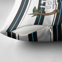 Fijian Rugby Sevens Pillow Cover Masi Tapa Pattern Stripes Sporty Style LT03 - Polynesian Pride