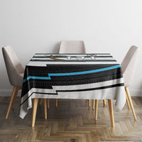 Fijian Rugby Sevens Tablecloth Masi Tapa Pattern Stripes Sporty Style LT03 - Polynesian Pride