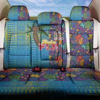 Fijian Coral Reef Back Car Seat Cover with Traditional Tapa Pattern Split Style LT03 One Size Multicolor - Polynesian Pride