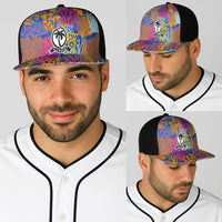 Fijian Rugby Baseball Net Cap Colorful Coral Reef Pre Match Design LT03 - Polynesian Pride