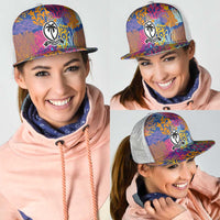 Fijian Rugby Mesh Trucker Cap Colorful Coral Reef Pre Match Design LT03 - Polynesian Pride