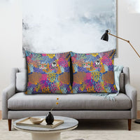 Fijian Rugby Pillow Cover Colorful Coral Reef Pre Match Design LT03 - Polynesian Pride