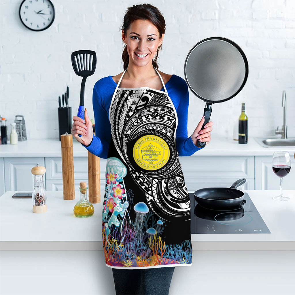 Palau Jellyfish Apron Coral Reef with Polynesian Pattern LT03 - Polynesian Pride