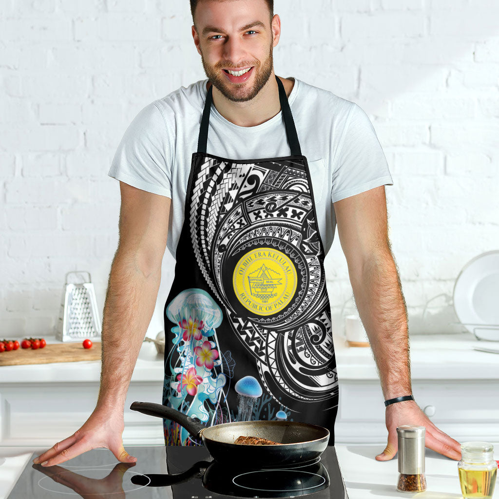 Palau Jellyfish Apron Coral Reef with Polynesian Pattern LT03 - Polynesian Pride