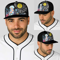Palau Jellyfish Baseball Net Cap Coral Reef with Polynesian Pattern LT03 - Polynesian Pride
