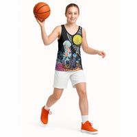 Palau Jellyfish Basketball Jersey Coral Reef with Polynesian Pattern LT03 - Polynesian Pride