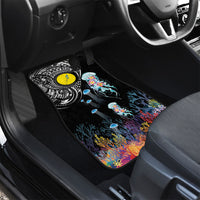 Palau Jellyfish Car Mats Coral Reef with Polynesian Pattern LT03 - Polynesian Pride