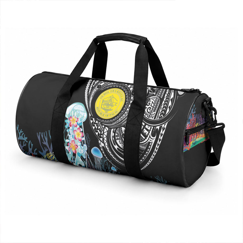 Palau Jellyfish Duffle Bag Coral Reef with Polynesian Pattern LT03 - Polynesian Pride