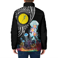 Palau Jellyfish Padded Jacket Coral Reef with Polynesian Pattern LT03 - Polynesian Pride