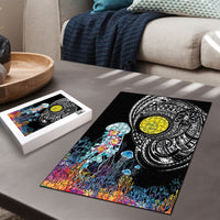 Palau Jellyfish Puzzle Coral Reef with Polynesian Pattern LT03 - Polynesian Pride
