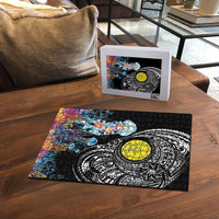 Palau Jellyfish Puzzle Coral Reef with Polynesian Pattern LT03 - Polynesian Pride