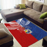 Tokouso Tonga Samoa Area Rug Proud of Brotherhood LT03 - Polynesian Pride