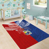 Tokouso Tonga Samoa Area Rug Proud of Brotherhood LT03 - Polynesian Pride