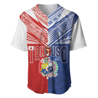 Personalised Tokouso Tonga Samoa Baseball Jersey Proud of Brotherhood LT03 Multicolor - Polynesian Pride