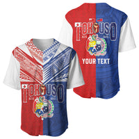 Personalised Tokouso Tonga Samoa Baseball Jersey Proud of Brotherhood LT03 - Polynesian Pride