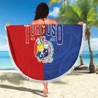 Tokouso Tonga Samoa Beach Blanket Proud of Brotherhood LT03 - Polynesian Pride
