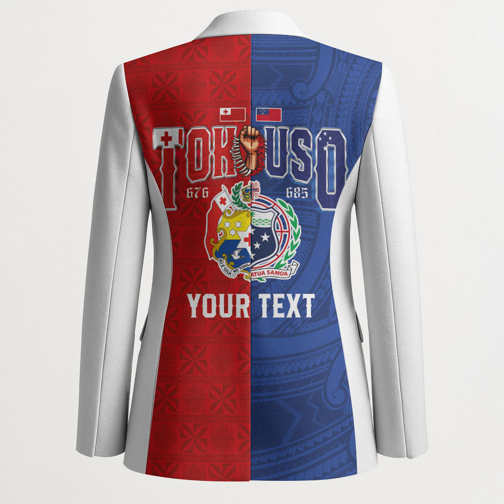 Personalised Tokouso Tonga Samoa Blazer Proud of Brotherhood LT03 - Polynesian Pride