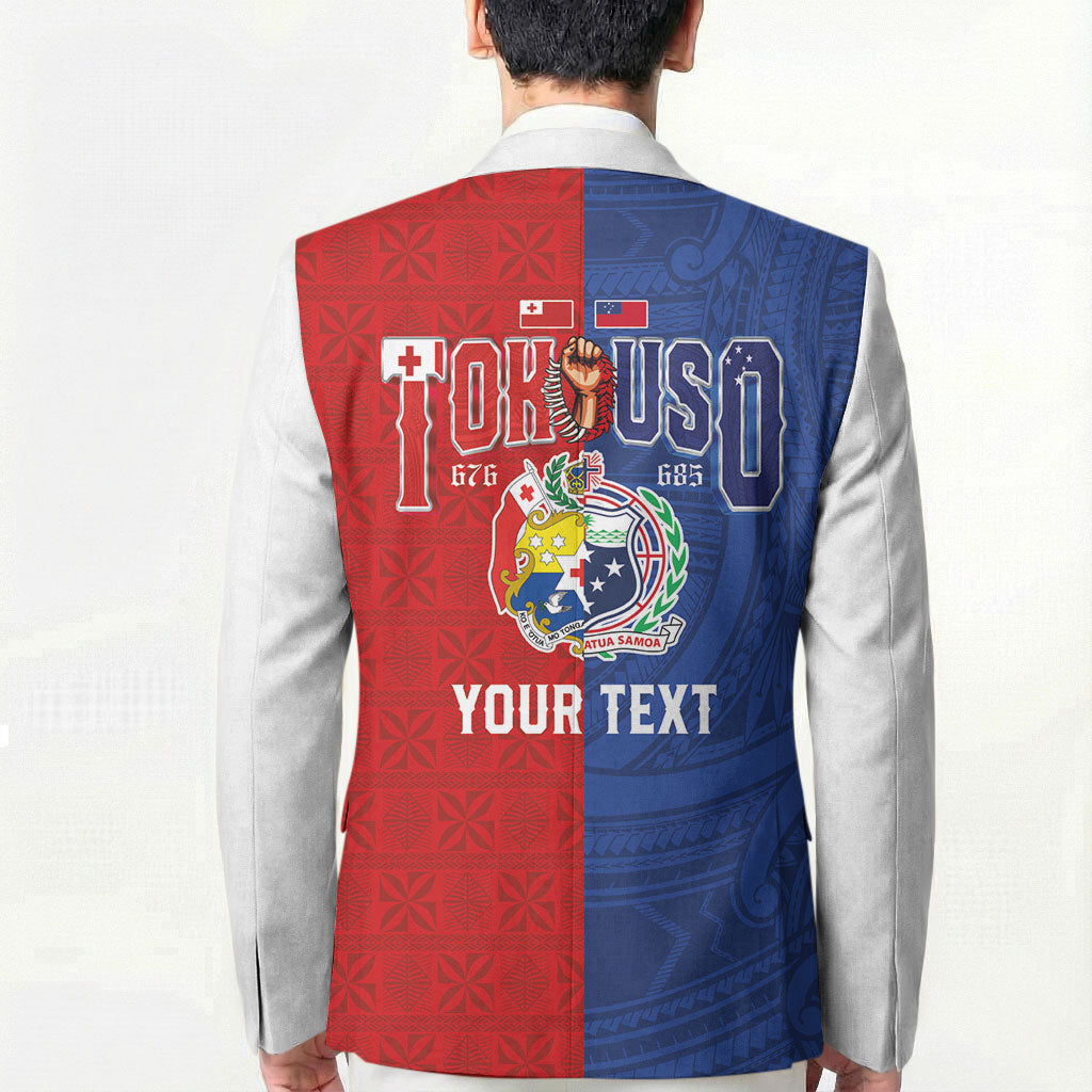 Personalised Tokouso Tonga Samoa Blazer Proud of Brotherhood LT03 - Polynesian Pride