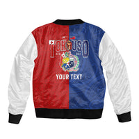 Personalised Tokouso Tonga Samoa Bomber Jacket Proud of Brotherhood LT03 - Polynesian Pride