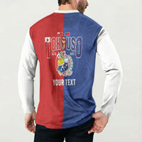 Personalised Tokouso Tonga Samoa Button Sweatshirt Proud of Brotherhood LT03 - Polynesian Pride