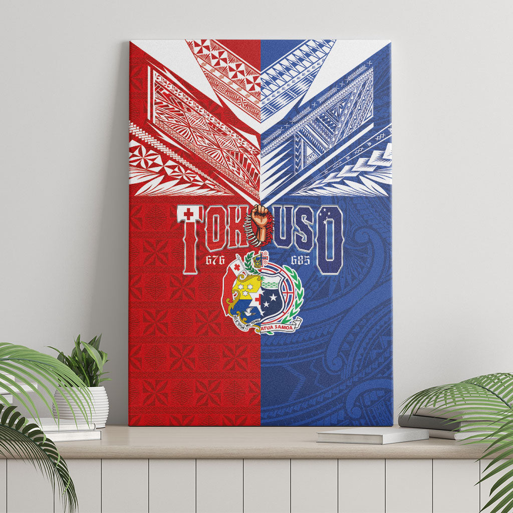 Tokouso Tonga Samoa Canvas Wall Art Proud of Brotherhood LT03 - Polynesian Pride