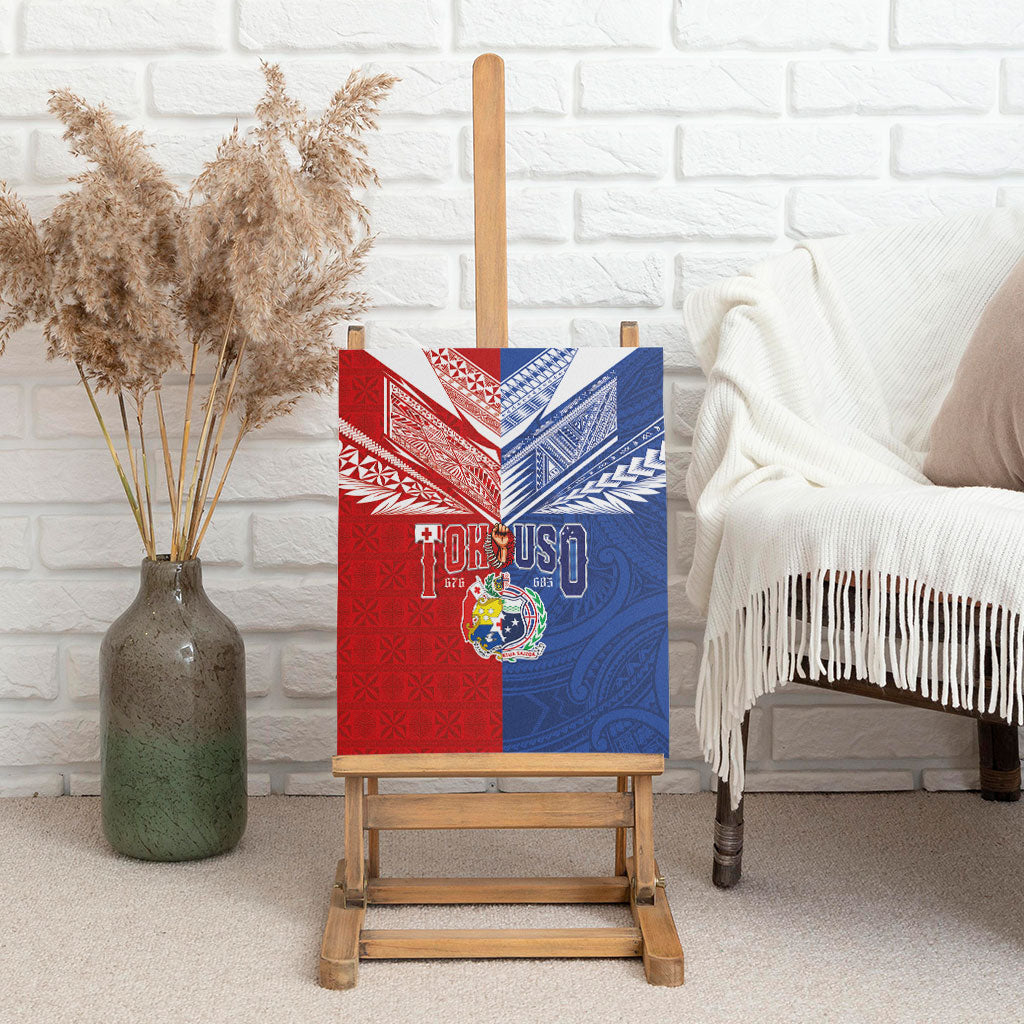 Tokouso Tonga Samoa Canvas Wall Art Proud of Brotherhood LT03 - Polynesian Pride