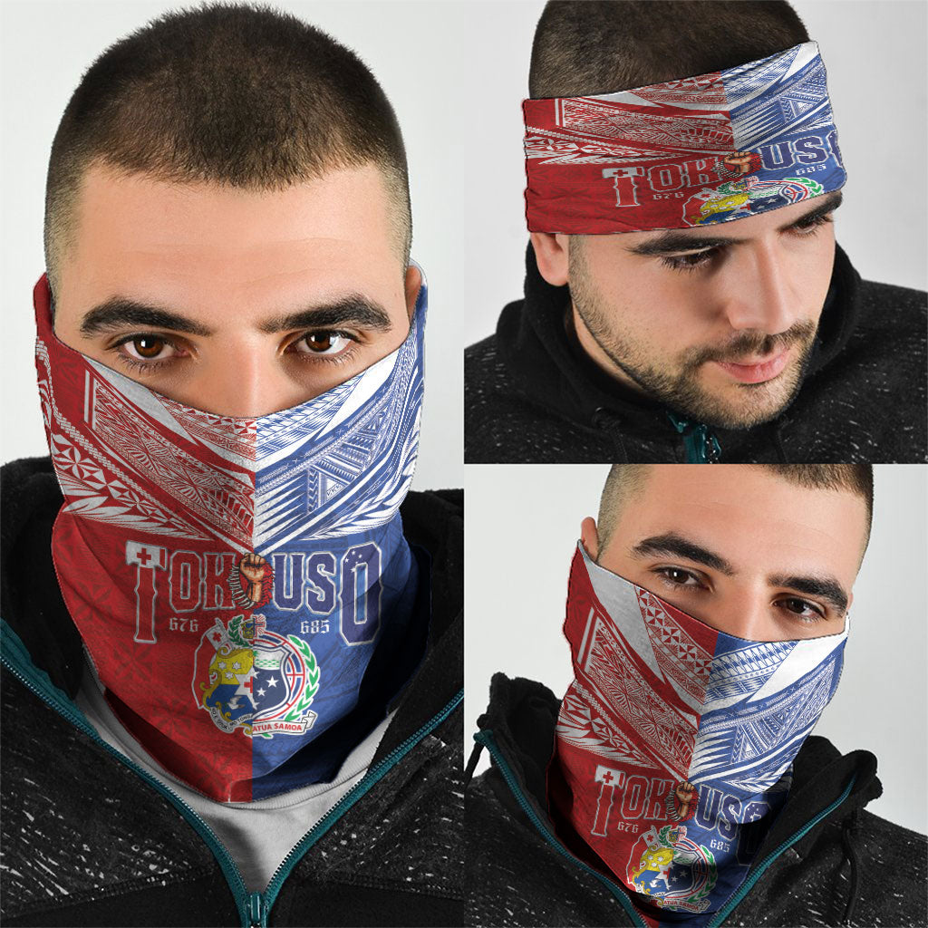 Tokouso Tonga Samoa Neck Gaiter Proud of Brotherhood LT03 - Polynesian Pride