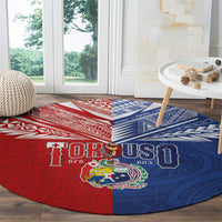 Tokouso Tonga Samoa Round Carpet Proud of Brotherhood LT03 - Polynesian Pride