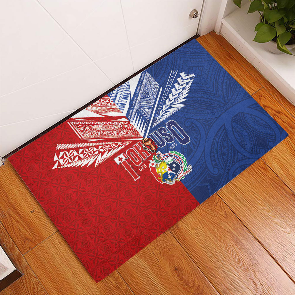 Tokouso Tonga Samoa Rubber Doormat Proud of Brotherhood LT03 - Polynesian Pride