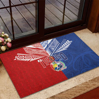 Tokouso Tonga Samoa Rubber Doormat Proud of Brotherhood LT03 - Polynesian Pride