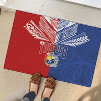 Tokouso Tonga Samoa Rubber Doormat Proud of Brotherhood LT03 - Polynesian Pride