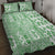 Hawaii Quilt Bed Set Aloha Tropical Plants Tribal Pattern Green Version LT03 - Polynesian Pride