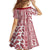 Hawaii Family Matching Off Shoulder Maxi Dress and Hawaiian Shirt Aloha Tropical Plants Tribal Pattern Red Version LT03 - Polynesian Pride