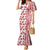 Hawaii Mermaid Dress Aloha Tropical Plants Tribal Pattern Red Version LT03 Women Red - Polynesian Pride
