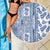 Hawaii Beach Blanket Aloha Tropical Plants Tribal Pattern Blue Version LT03 - Polynesian Pride