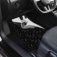 Aotearoa Lawn Bowls Car Mats Maori and Silver Fern Half Style LT03 - Polynesian Pride