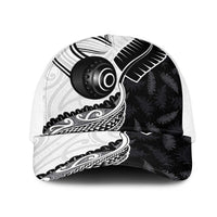 Aotearoa Lawn Bowls Mesh Trucker Cap Maori and Silver Fern Half Style - Polynesian Pride