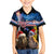 New Zealand and Australia Merry Christmas Kid Hawaiian Shirt Kiwi Bird and Kangaroo Xmas Vibe